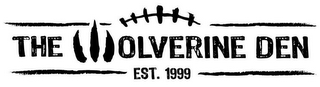 THE WOLVERINE DEN EST. 1999 logo