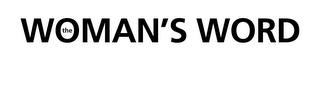 THE WOMAN'S WORD logo
