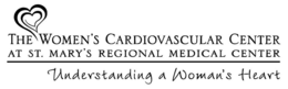 THE WOMEN'S CARDIOVASCULAR CENTER AT ST. MARY'S REGIONAL MEDICAL CENTER UNDERSTANDING A WOMAN'S HEART logo