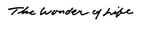 THE WONDER OF LIFE logo