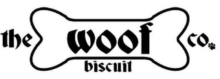 THE WOOF BISCUIT CO. logo