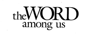 THE WORD AMONG US logo