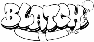 THE WORD BLATCH, UNDERLINED BY A CIGAR. SMOKE COMES FROM THE RIGHT END OF THE CIGAR, WHICH DRIFTS UP AND AROUND THE "H." logo