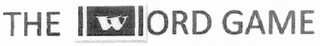 THE WORD GAME logo
