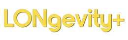 THE WORD LONGEVITY WITH A + SIGN AT THE END. logo