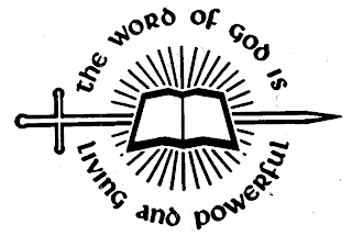 THE WORD OF GOD IS LIVING AND POWERFUL logo