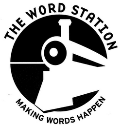 THE WORD STATION MAKING WORDS HAPPEN logo