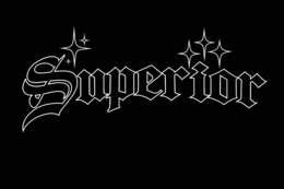 THE WORD SUPERIOR IN A STYLISTIC FONT WITH 2 LARGE STARS AND 4 SMALL STARS HIGHLIGHTING THE WORD. logo