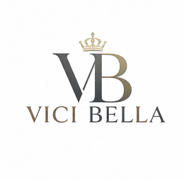 THE WORDS VICI BELLA AND THE LOGO IMAGE DESIGN logo