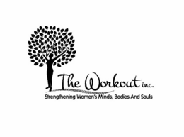 THE WORKOUT INC. STRENGTHENING WOMEN'S MINDS, BODIES AND SOULS logo