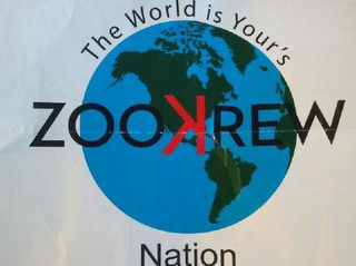 THE WORLD IS YOUR'S ZOOKREW NATION logo