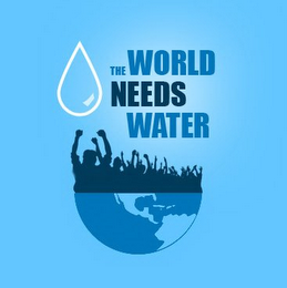 THE WORLD NEEDS WATER logo