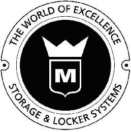 THE WORLD OF EXCELLENCE M STORAGE & LOCKER SYSTEMS logo