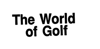 THE WORLD OF GOLF logo