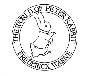 THE WORLD OF PETER RABBIT FREDERICK WARNE logo