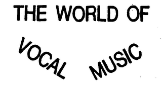 THE WORLD OF VOCAL MUSIC logo