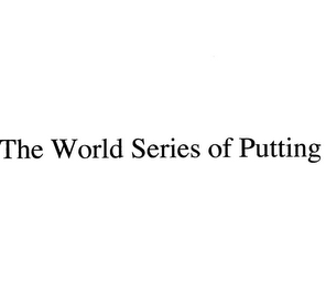 THE WORLD SERIES OF PUTTING logo