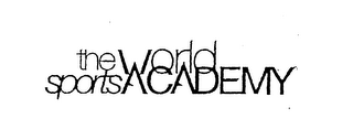 THE WORLD SPORTS ACADEMY logo