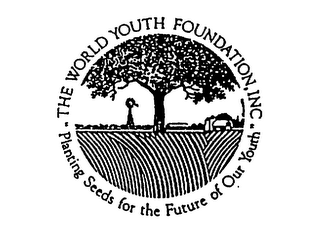 THE WORLD YOUTH FOUNDATION, INC "PLANTING SEEDS FOR THE FUTURE OF OUR YOUTH" logo