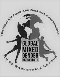 THE WORLD'S FIRST AND ORIGINAL CO-ED BASKETBALL LEAGUE logo