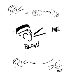 THE WORLDS ORIGINAL COOL BUBBLE GUM BLOW ME logo