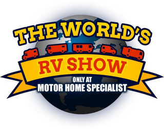 THE WORLD'S RV SHOW ONLY AT MOTOR HOME SPECIALIST logo