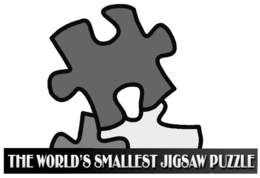 THE WORLD'S SMALLEST JIGSAW PUZZLE logo