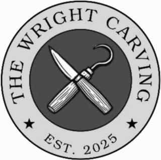 THE WRIGHT CARVING EST. 2025 logo