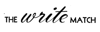 THE WRITE MATCH logo
