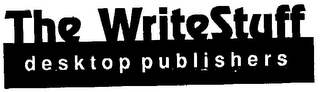 THE WRITESTUFF DESKTOP PUBLISHERS logo