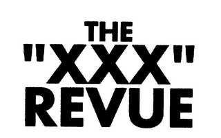 THE "XXX" REVUE logo