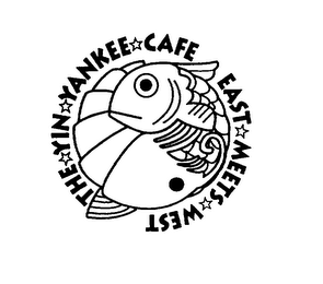 THE YIN YANKEE CAFE EAST MEETS WEST logo