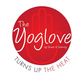 THE YOGLOVE BY SWEAT & SERENITY TURNS UP THE HEAT logo