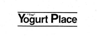 "THE" YOGURT PLACE logo