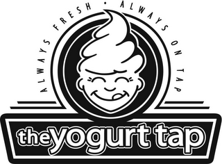 THE YOGURT TAP ALWAYS FRESH · ALWAYS ON TAP logo