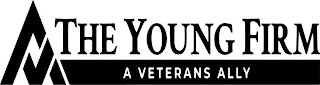 THE YOUNG FIRM A VETERANS ALLY logo