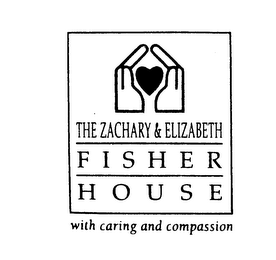 THE ZACHARY & ELIZABETH FISHER HOUSE WITH CARING AND COMPASSION logo