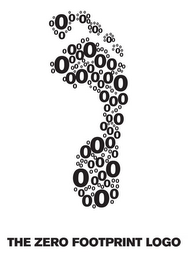THE ZERO FOOTPRINT LOGO logo