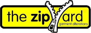 THE ZIP YARD GARMENT ALTERATIONS logo