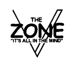 THE ZONE "IT'S ALL IN THE MIND" logo