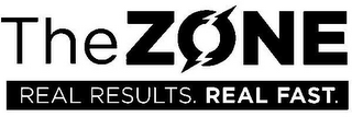 THE ZONE REAL RESULTS. REAL FAST. logo