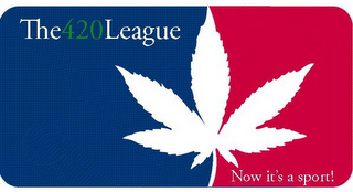 THE420LEAGUE NOW IT'S A SPORT! logo