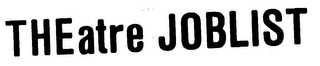 THEATRE JOBLIST logo