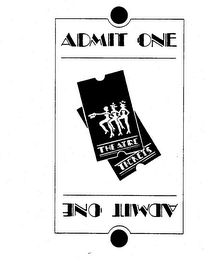 THEATRE TICKETS ADMIT ONE logo