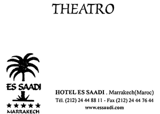THEATRO ES SAADI MARRAKECH HOTEL ES SAADI logo