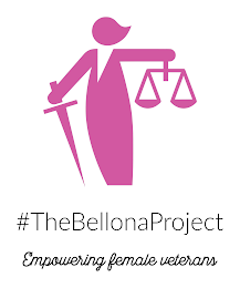 #THEBELLONAPROJECT EMPOWERING FEMALE VETERANS logo
