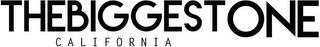 THEBIGGESTONE CALIFORNIA logo