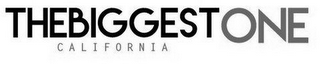 THEBIGGESTONE CALIFORNIA logo