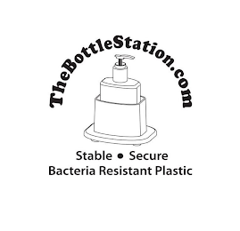 THEBOTTLESTATION.COM STABLE · SECURE BACTERIA RESISTANT PLASTIC logo