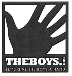 THEBOYS.ORG LET'S GIVE THE BOYS A HAND logo